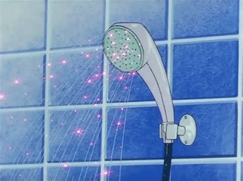 kissing in shower gif